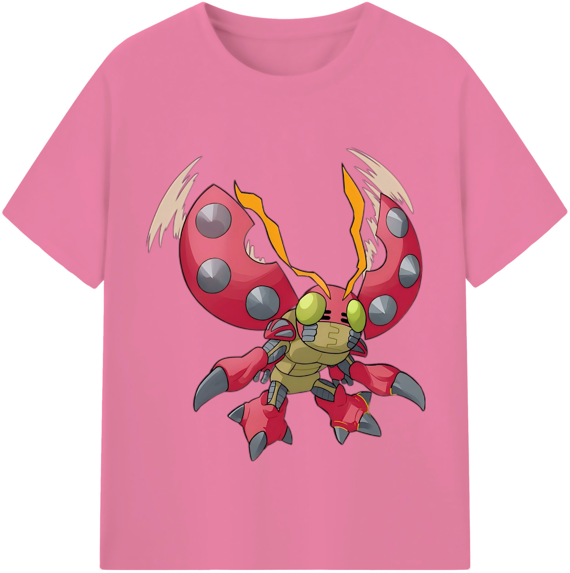 （画像用） Digimon デジタルモンスター/デジモン 綿100％半袖Tシャツ（フロントプリント）